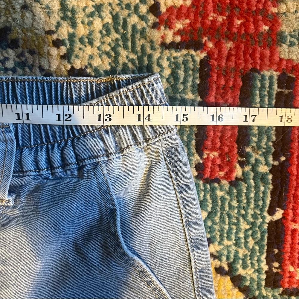 Gogo Blue Washed Out Cargo Jeans 13-31 - Picture 4 of 6